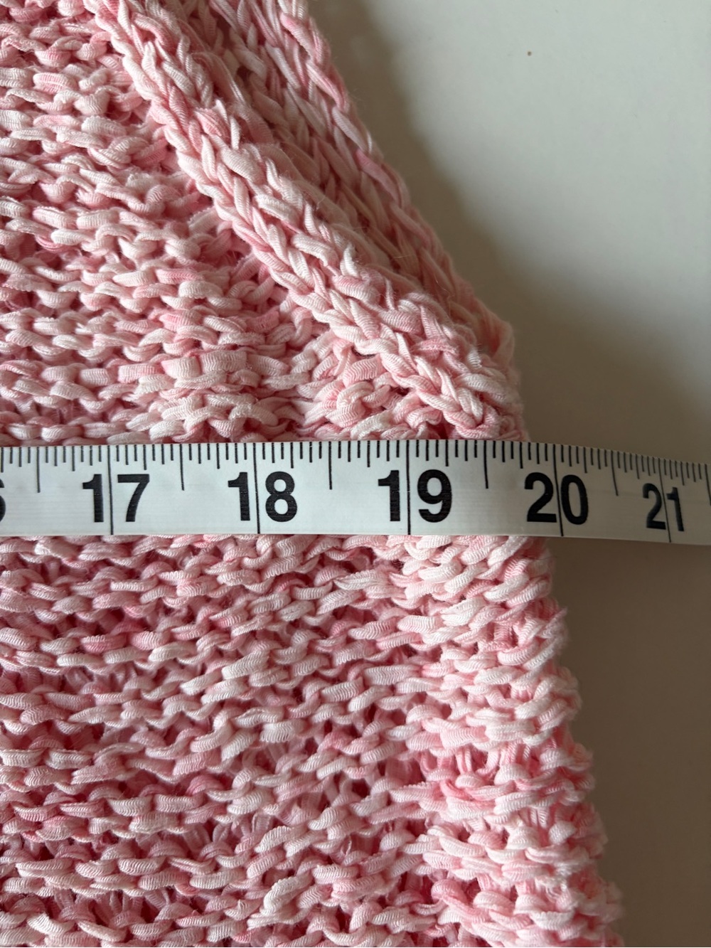 Lou & grey pink chunky knit tank top sleeveless crewneck shirt women’s large - Picture 4 of 6